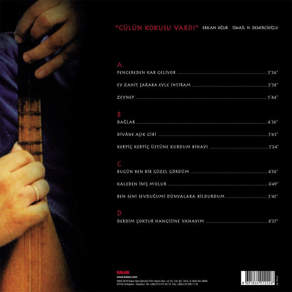 ERKAN OGUR & ISMAIL H. DEMIRCIOGLU - Gülün Kokusu Vardi - LP2- Record - Vinyl - Plak