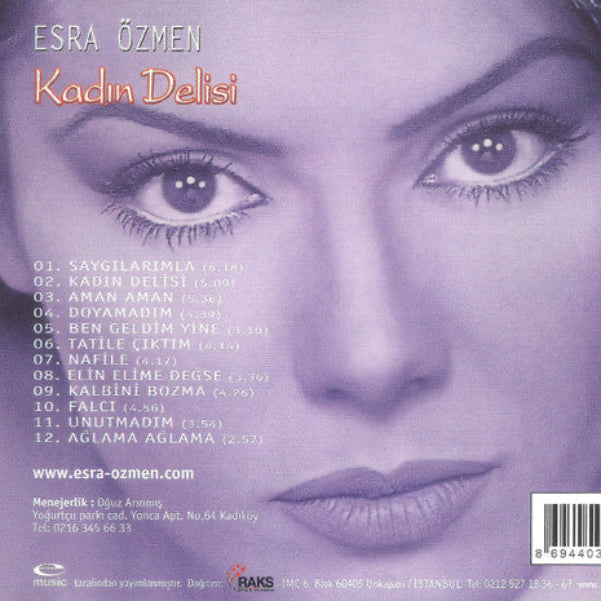 Esra Özmen - Kadın Delisi CD | türk pop | türkçe pop | CD | türkischer pop | Türkisch pop | CD