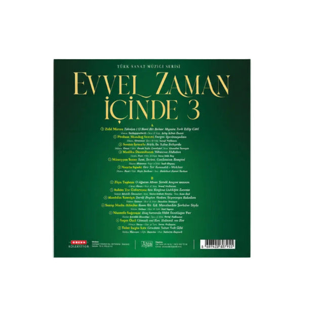 Evvel Zaman İçinde Vol. 3 (Plak)karışık Türk Sanat | müziği |Plak | Schallplatte | LP