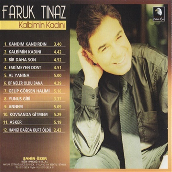 Faruk Tınaz - Kalbimin Kadını ( CD ) Türk | Sanat |Müziği | CD