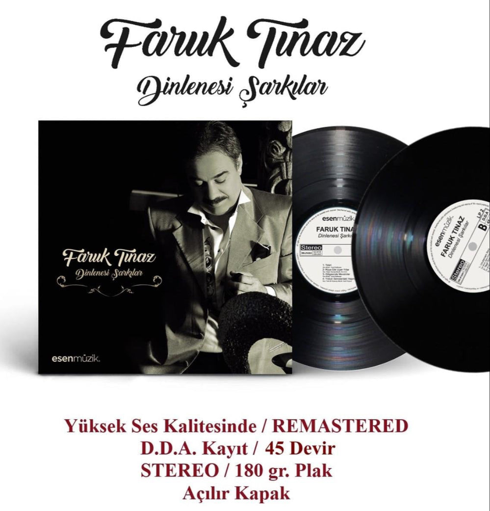 Faruk Tınaz - Dinlenesi Şarkılar | Plak | Schallplatte | LP ( Almanya 'da Türkçe Plak sipariş )