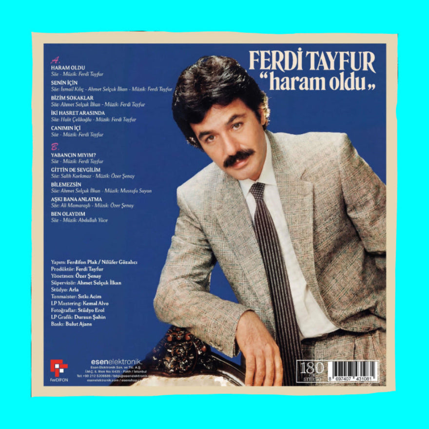 Ferdi Tayfur - Haram Oldu (Plak) Ferdi Tayfur ( Albüm ) Haram oldu Plak | Arabesk LP