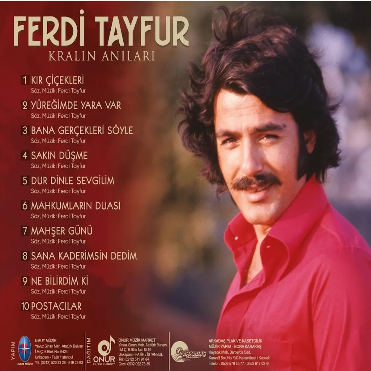 Ferdi Tayfur - Kralın Anıları ( CD ) Arabesk | Müzik | CD