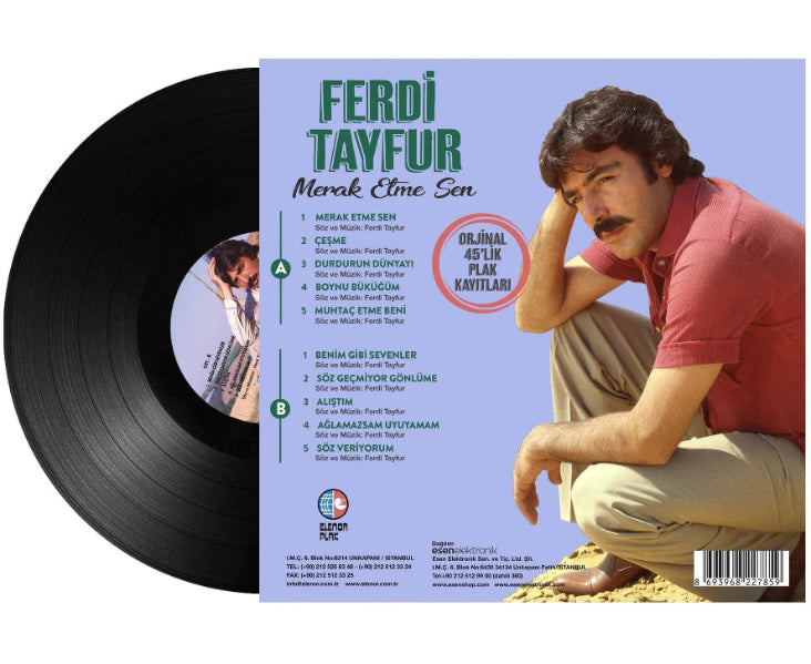 Ferdi Tayfur - Merak Etme Sen Plak - Orjinal 45'lik Plak Kayıtları (LP) Schallplatte