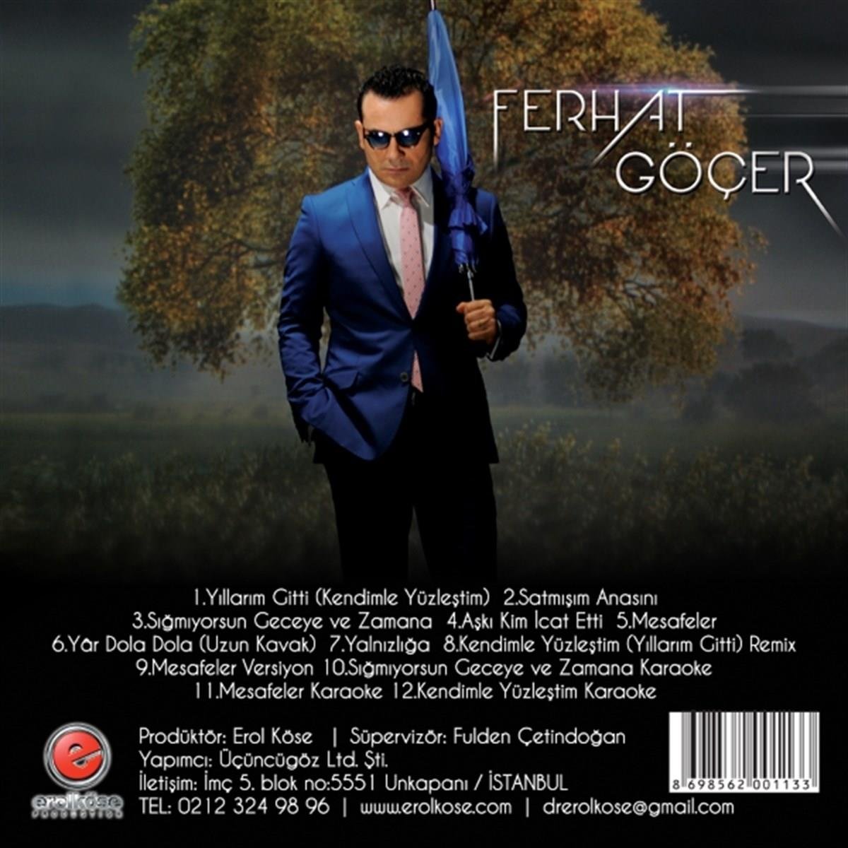 Ferhat Göçer - Sığmıyorsun Geceye Ve Zamana ( CD )Türkçe CD