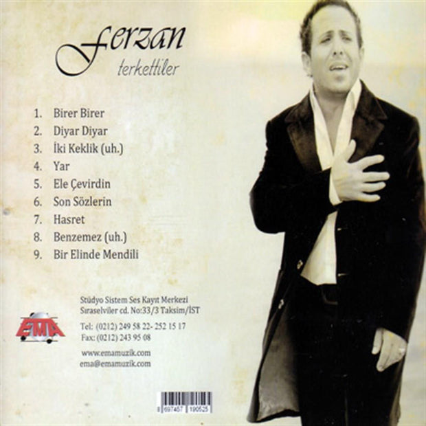 Ferzan - Terkettiler | CD | Türk Halk | Müziği | Almanya | sipariş