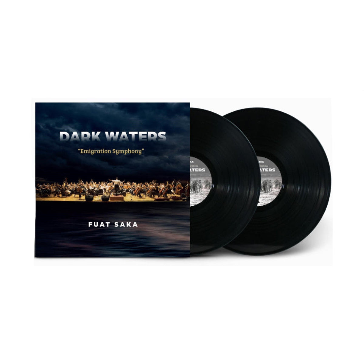 Fuat Saka - Dark Waters Plak ''Emigration Symphony'' (2'li Plak) Türkische Volksmusik | LP