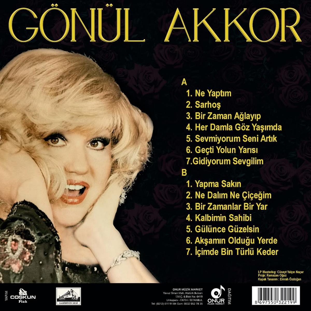 Gönül Akkor - Ne Yaptım ( Plak )Türk Sanat | Müziği | Plak | kayıt | LP
