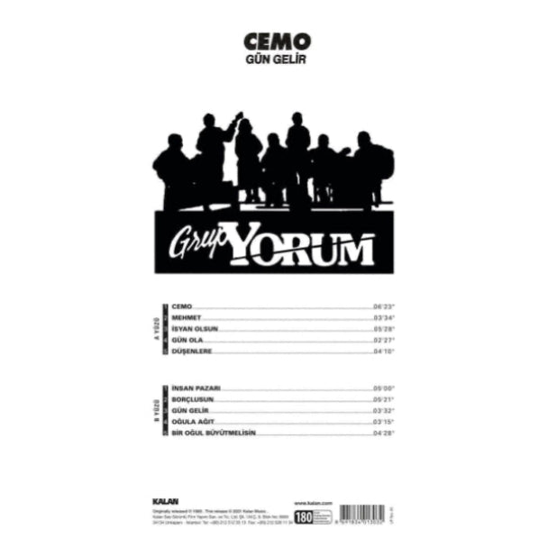 Grup Yorum Plak - Cemo | Gün Gelir (Plak) Schallplatte| LP | Özgün | Protesto | Müzik