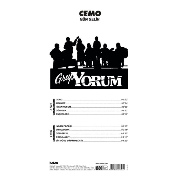 Grup Yorum Cemo CD | Grup Yorum Gün Gelir(CD) özgün| Protest Müzik | CD