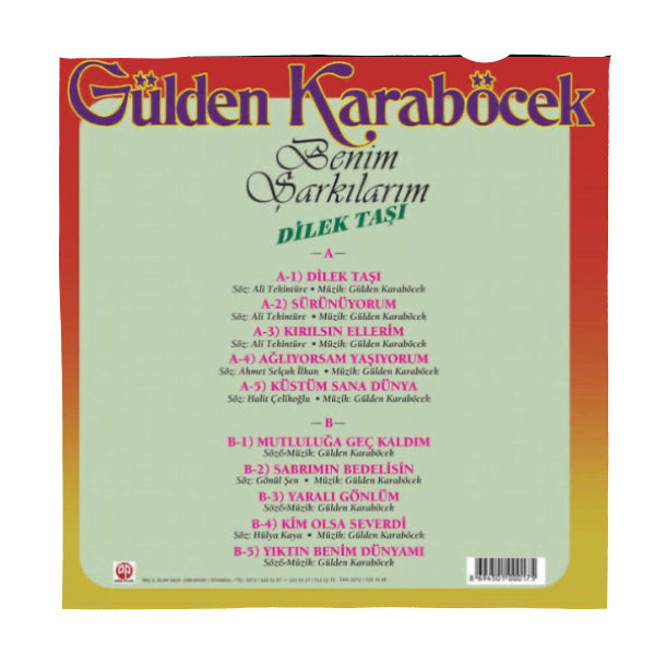 Gülden Karaböcek - Benim Şarkılarım-Dilek Taşı ( Plak ) Schallplatte | LP | Arabesk | Plak