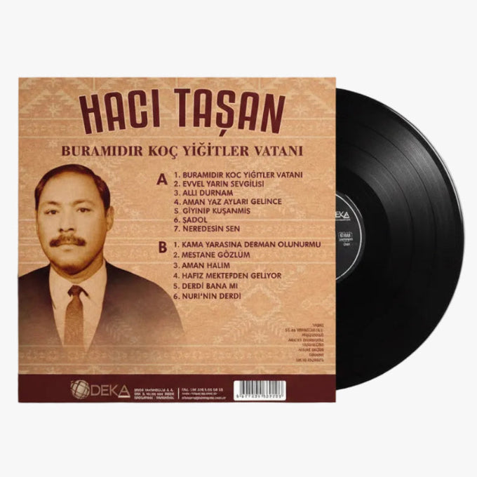 Hacı Taşan - Bura mıdır Koç Yiğitler Vatanı Plak (Türk Halk Plak)Hacı Taşan Bura mıdır Koç Yiğitler Vatanı Plak | Schallplatte