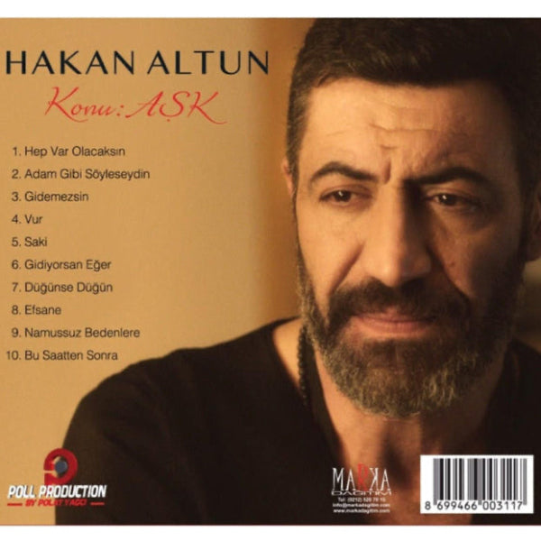 Hakan Altun CD - Hakan Altun - Konu: Aşk( CD ) Arabesk Müzik