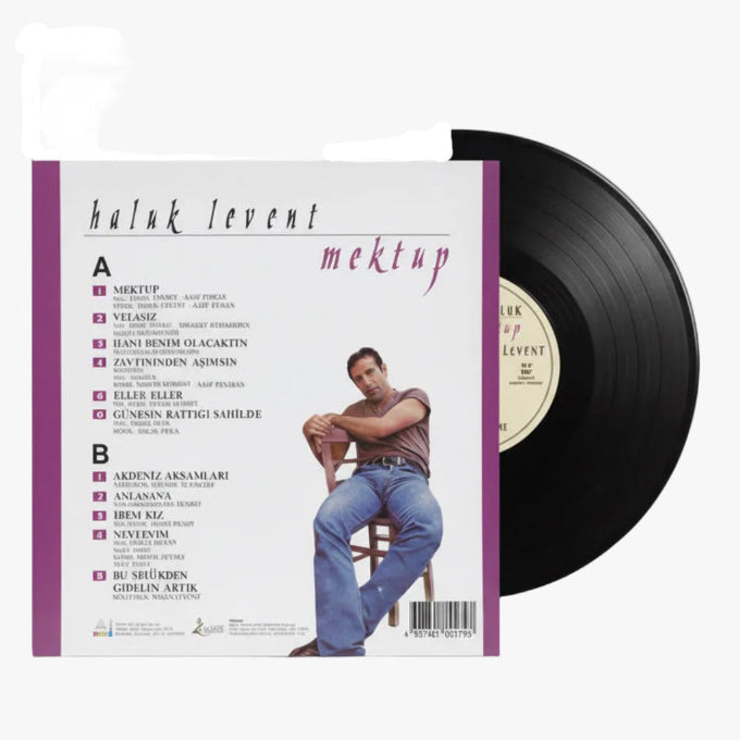 Haluk Levent - Mektup (Türk Rock) | kayıt | LP)Türkçe | Kaynak | Plak