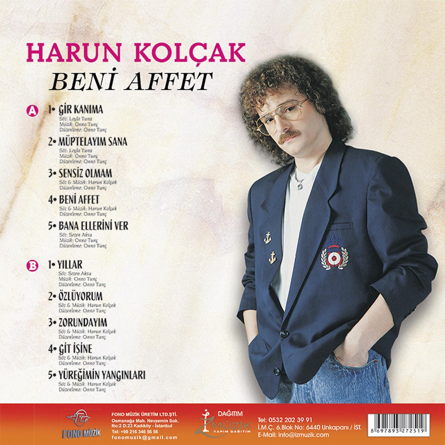 Harun Kolçak plak - Beni Affet (Siyah Plak) Schallplatte | LP