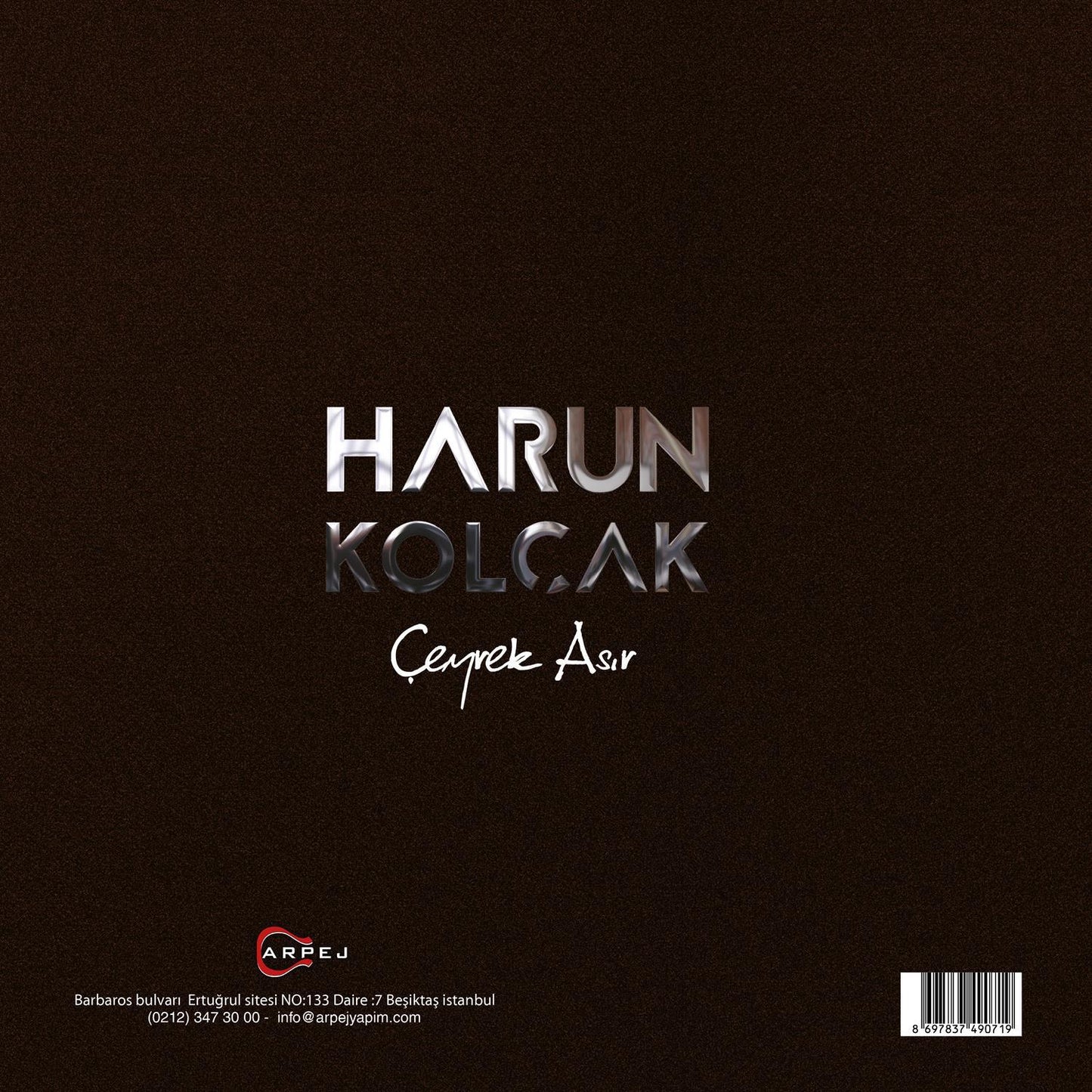 Harun Kolçak Plak - Çeyrek Asır (2 Plak) Türkçe | Pop | Plak | Schallplatte | LP