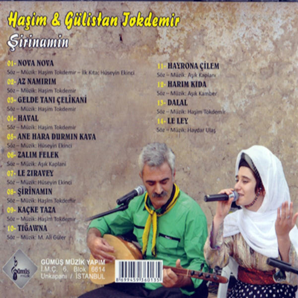 Haşim | Gülistan Tokdemir | CD- Şirinamin (CD)Kürt halk müziği | kurdische Volksmusik |CD