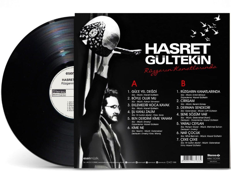 Hasret Gültekin - Rüzgarın Kanatlarında (Plak + Özel tasarımlı iç zarf) Türk Halk | Plak | Schallplatte | LP