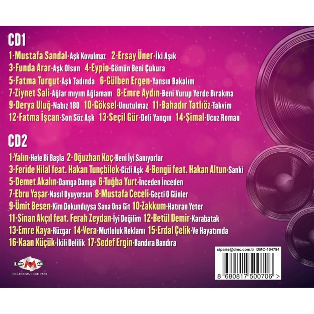 2018'in En İyisi | karışık Türkçe | Pop| CD (2 CD )Türkçe | Pop