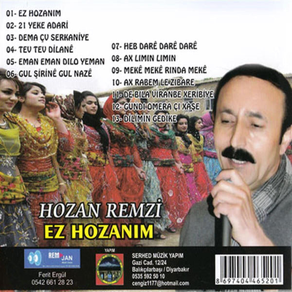 Hozan Remzi CD - Ez Hozanım (CD) Hozan Remzi CD | 2013