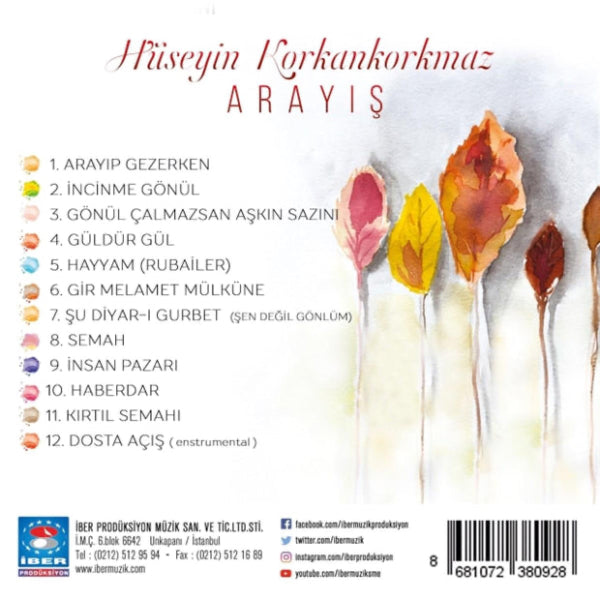 Hüseyin Korkankorkmaz - Arayis Arayış (CD) Türk Halk CD