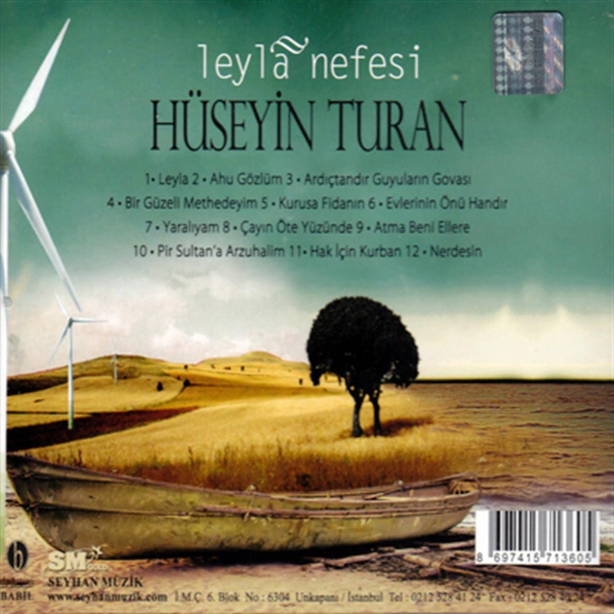 Hüseyin Turan - Leyla Nefesi (CD) Türk Halk | Müziği |CD