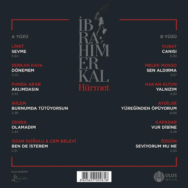 İbrahim Erkal - Hürmet 1 | Plak (Özel Solid Kırmızı Plak) Schallplatte | LP