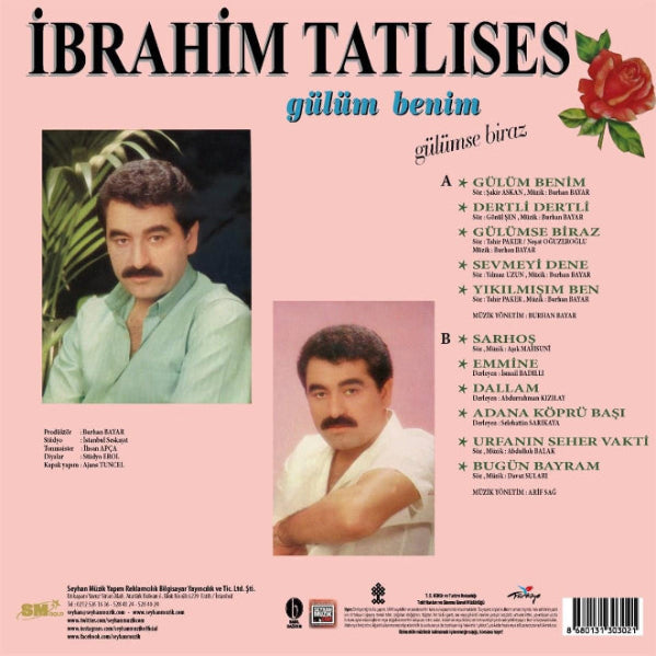 İbrahim Tatlıses - Gülüm Benim | Gülümse Biraz (Plak) Schallplatte | LP | Almanya |Belçika | Hollanda | Sipariş