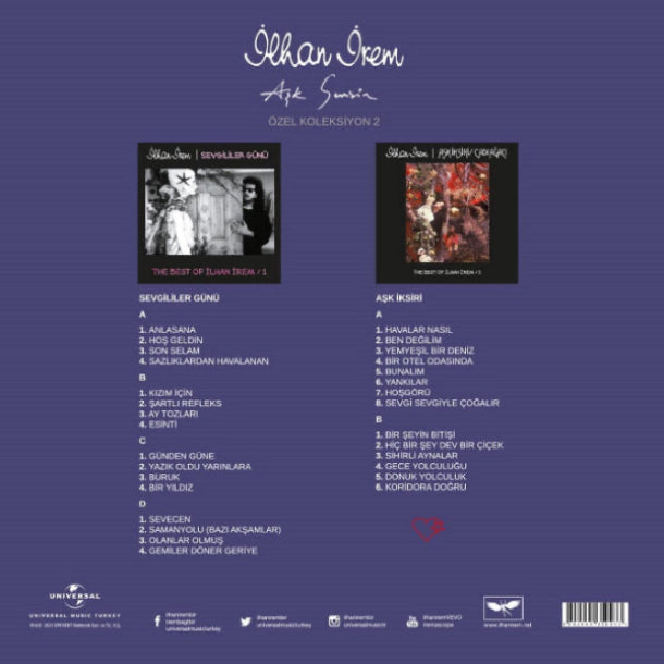 İlhan İrem plak - ilhan irem - Aşk SensinPlak (Özel Koleksiyon 3) (3'Li Plak)Schallplatte-LP