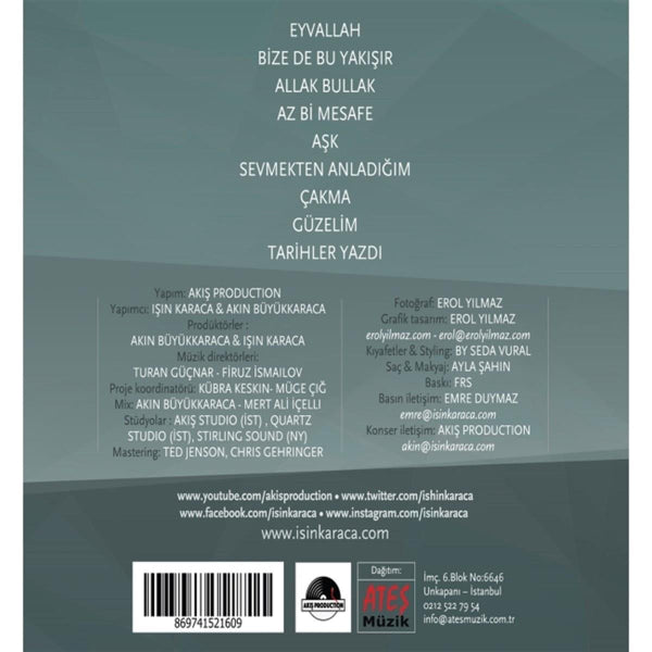 Işın Karaca - Ey Aşkın Güzel Kızı (CD)Türkçe | Türkçe | CD