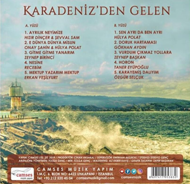 Karadeniz den Gelen |Çeşitli Sanatçılar | Ve | karışık | Karadeniz | Türküleri | CD