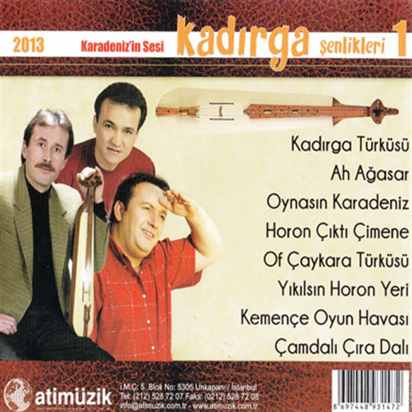 Karadeniz'in Sesi Kadırga Şenlikleri - Sait Uçar| İsmail Türüt | Adnan Yılmaz |CD