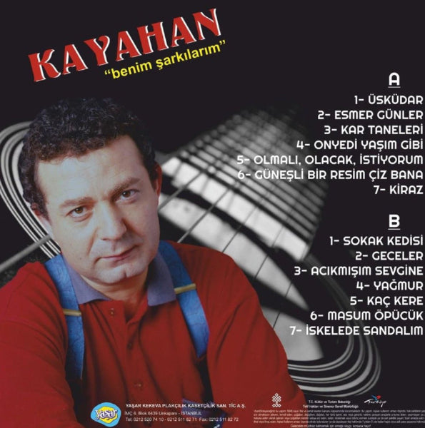 Kayahan Plak | Kayahan- Benim Şarkılarım ( Plak )Türkçe | Plak |kayıt | LP