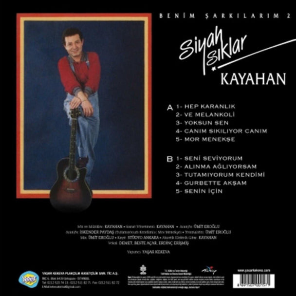 Kayahan Plak Çeşitleri - Almanya | Siyah Işıklar +Benim Şarkılarım ( 2 Plak) Ücretsiz Kargo