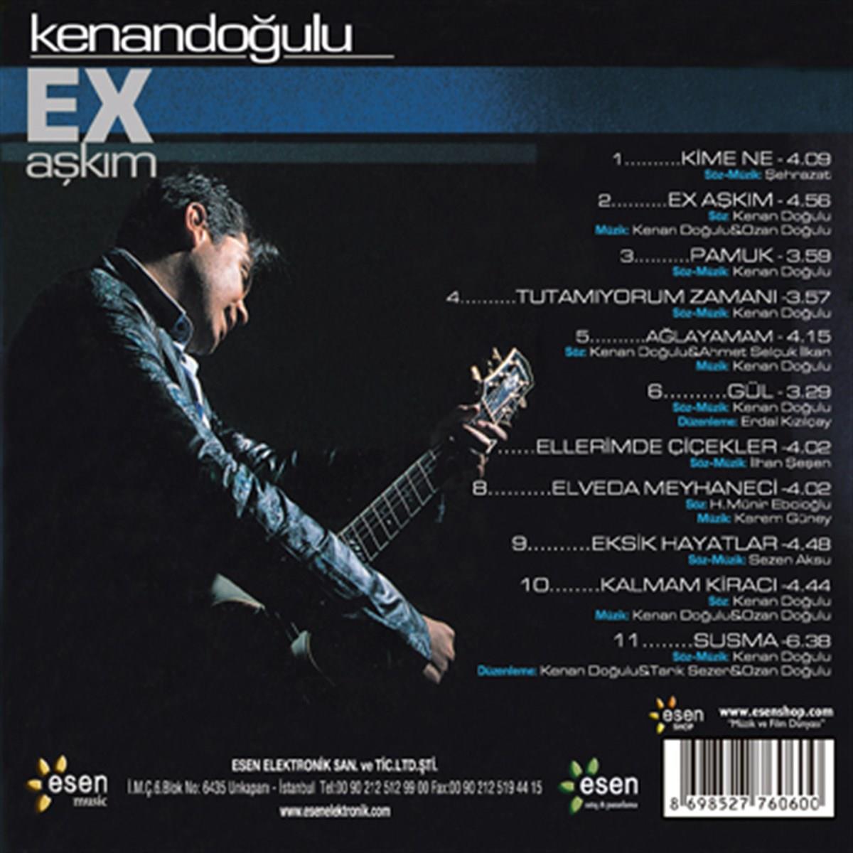 Kenan Doğulu - Ex Aşkım (CD) Kenan Doğulu - Türkçe Pop Müzik| CD