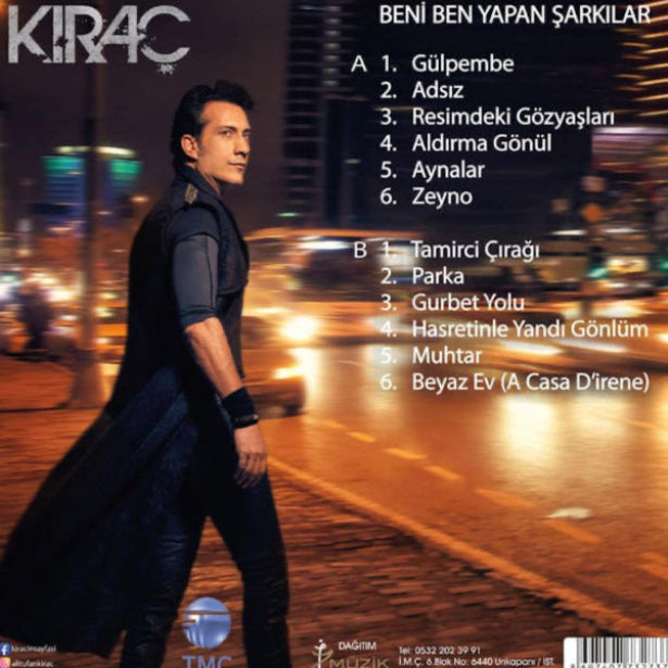 Kıraç - Beni Ben Yapan Şarkılar (Plak)Yeni Albüm |Plak |Schallplatte |LP