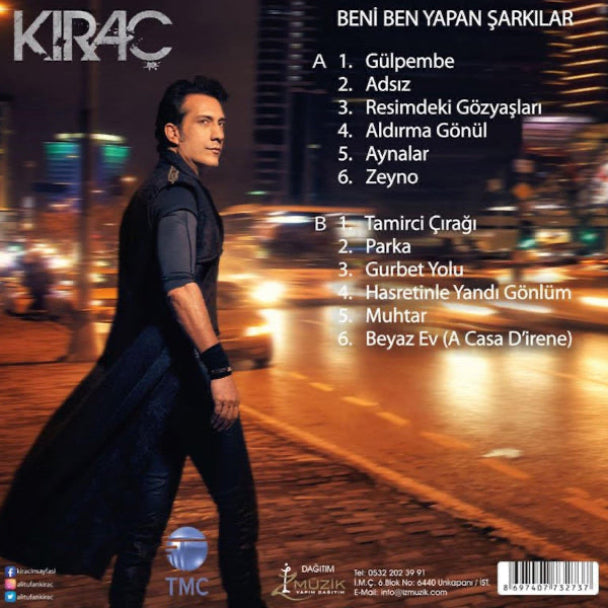 Kıraç Plak |Kıraç -Beni Ben Yapan Şarkılar (Plak) Schallplatte | LP