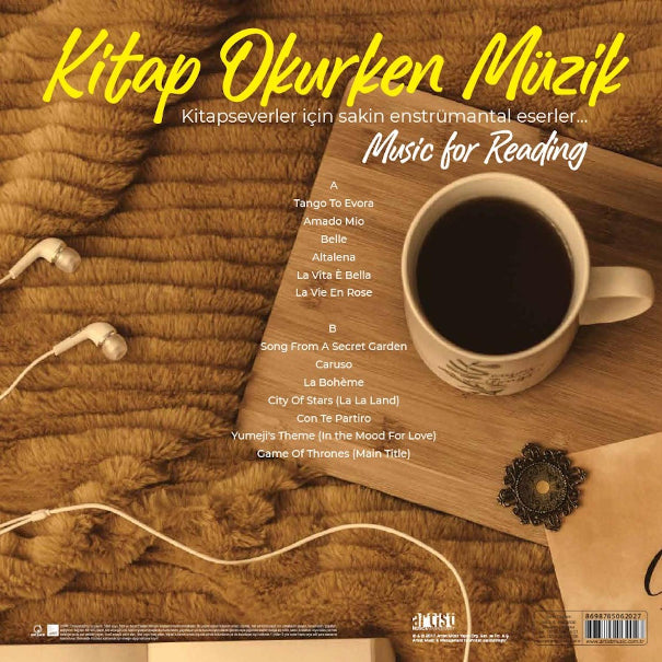 Kitap Okurken Müzik Plak (Özel Baskı Transparan Yeşil Plak)Türkçe Plak | Schallplatte | LP
