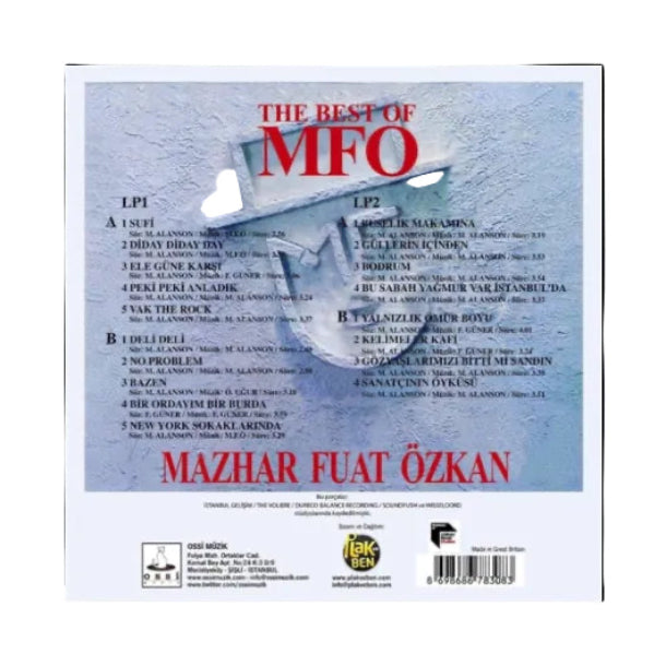 THE BEST OF MFO - MAZHAR FUAT ÖZKAN - Record - Vinyl - Plak - 2LP