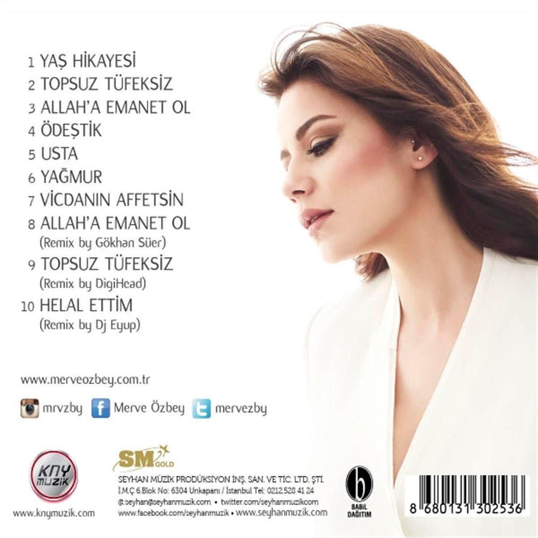 Merve Özbey - Yaş Hikayesi ( CD )Türkçe | Pop | CD