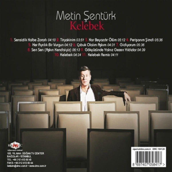 Metin Şentürk - Kelebek ( CD ) Arabesk | CD