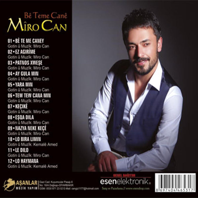 MIRO CAN - Be Teme Cane ( CD ) Kürtçe | Kürt müziği | CD