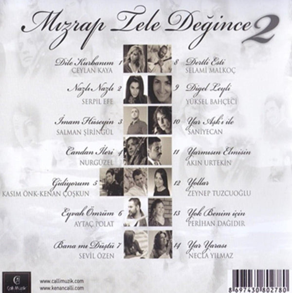 Mızrap Tele Değince 2 (Türk Halk Müziği) | CD) Karışık | Çesitli Sanatçilar| halk | müziği | CD