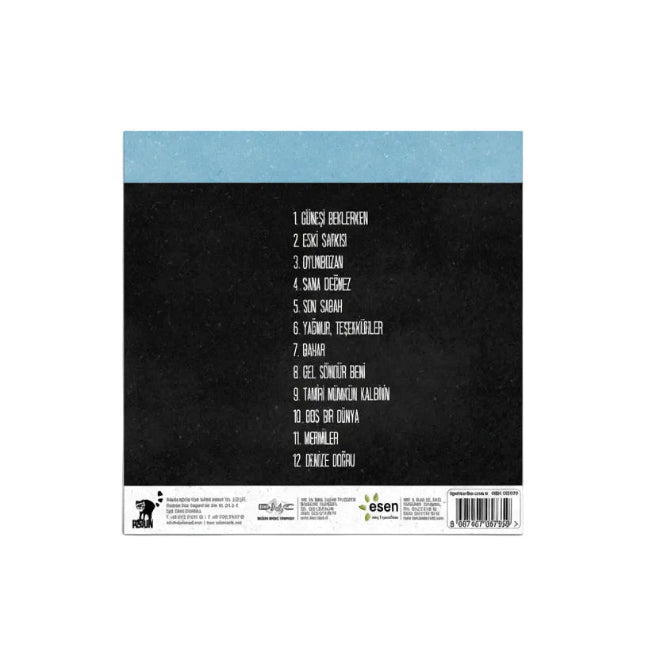 Mor ve Ötesi - Güneşi Beklerken CD ( Mor ve Ötesi Album CD) Türkçe Rock Albüm CD Mor ve Ötesi CD