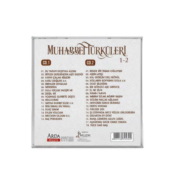 Muhabbet Türküleri- Muhabbet Türküleri CD | Vol.1-2(2CD) Karışık Türküler CD