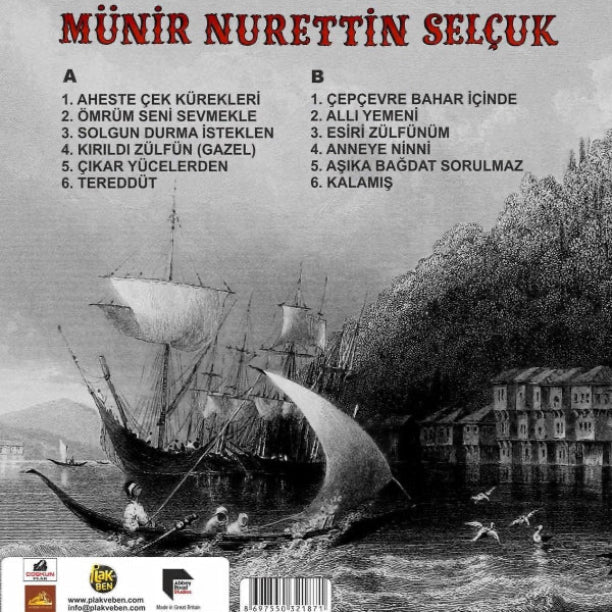 MÜNIR NURETTIN SELCUK - Record - Vinyl - Plak