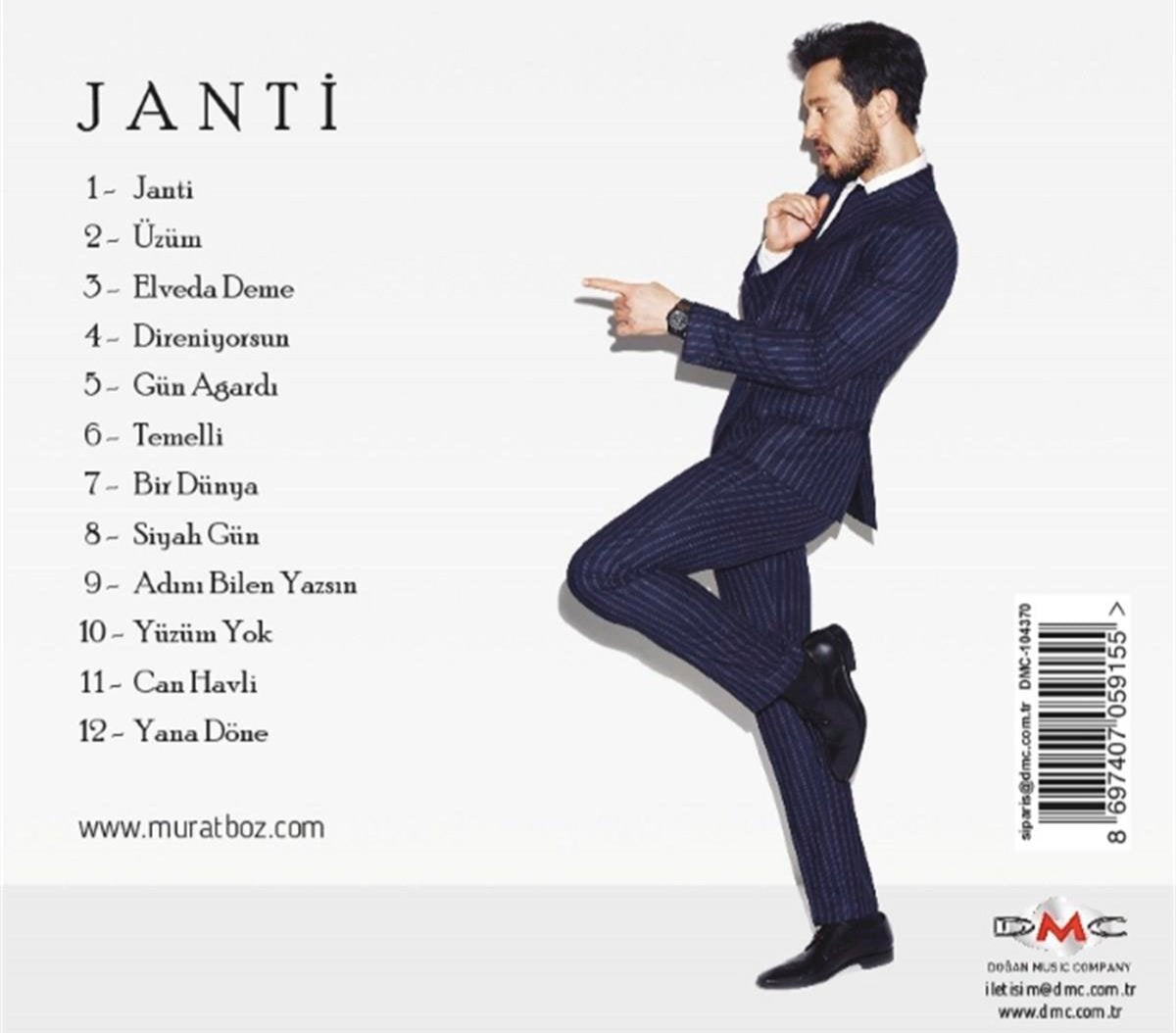 Murat Boz - Janti ( CD )Türkçe | pop | Türk popu | CD