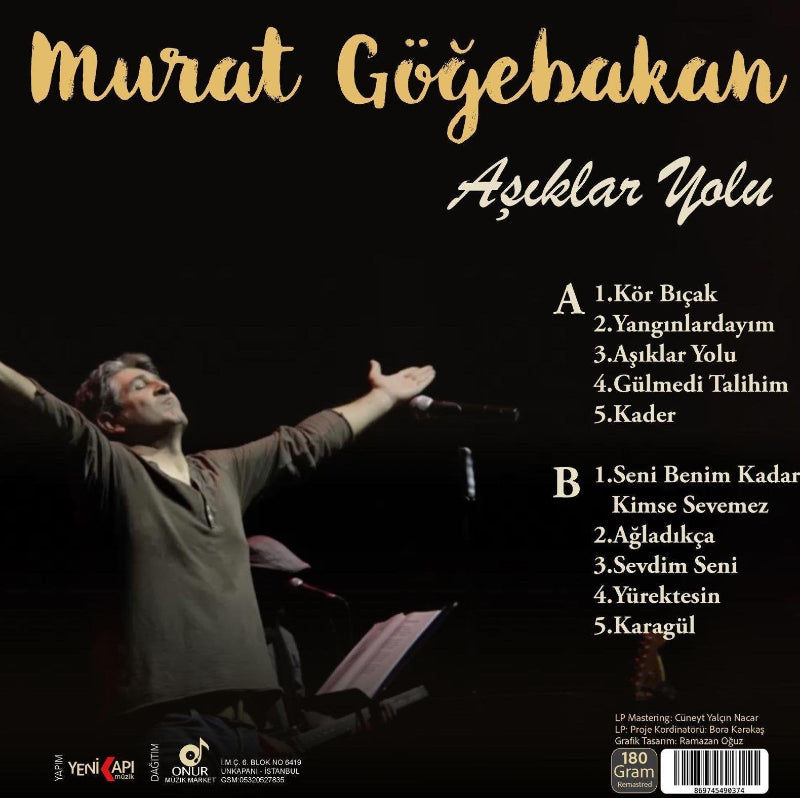 Murat Göğebakan - Aşıklar Yolu |Plak|Türkçe | Kaynak | Türk rock | Plak |kayıt