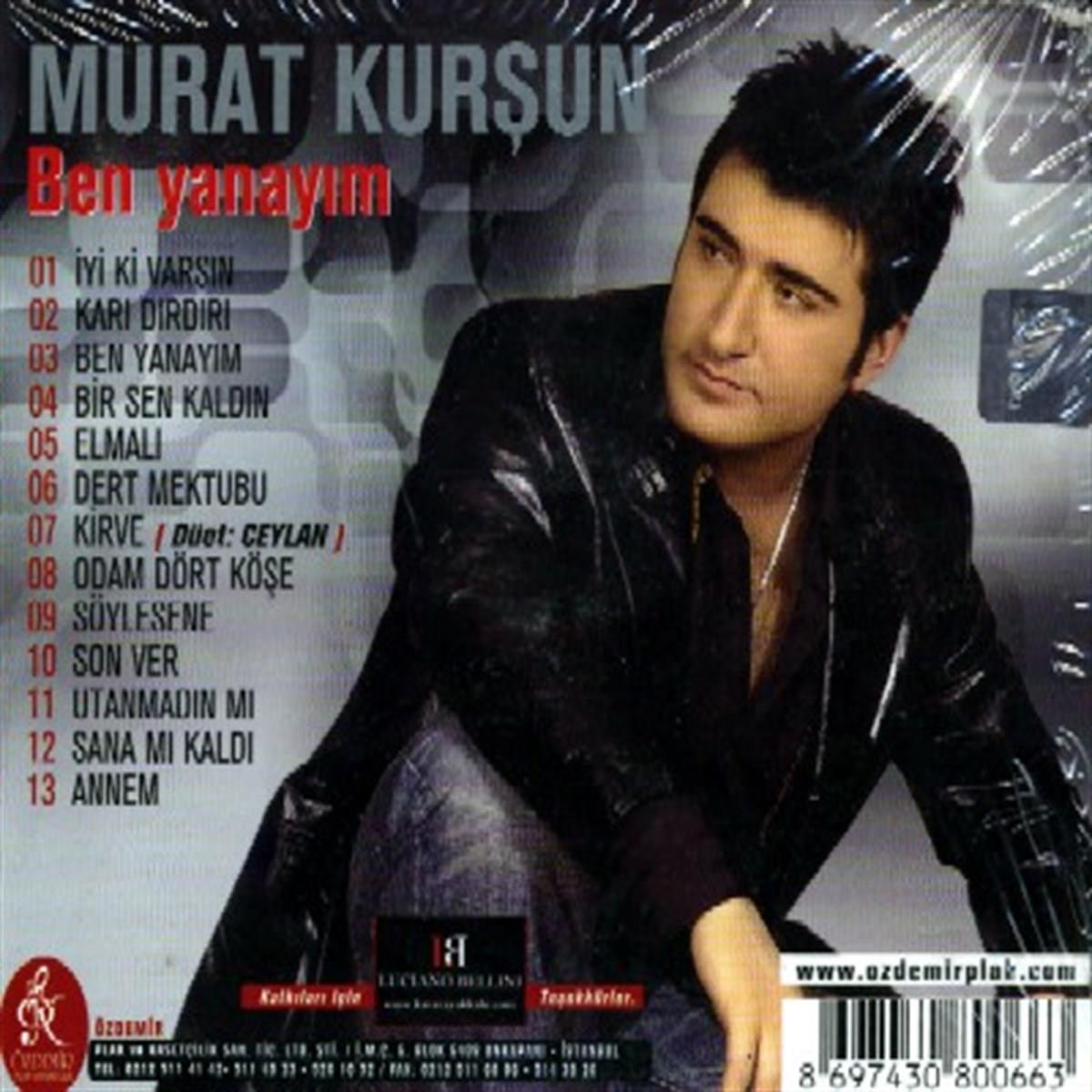 Murat Kursun - Ben Yanayım (CD) Arabesk | Müzik | CD