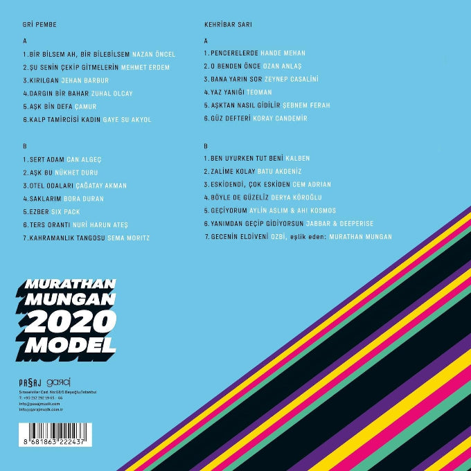Murathan Mungan - 2020 Model Plak (2 Plak)Türkçe | karışık | Pop | Plak | kayıt | LP